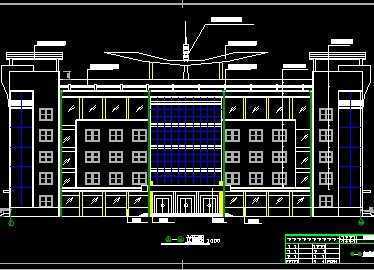 办公楼建筑施工图免费下载 - 建筑户型平面图 - 土木工程网